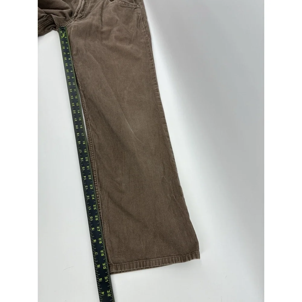 Brooks Brothers Corduroy Pants Men 34x31 Hudson Brown Flat Front Chino - Picture 6 of 7